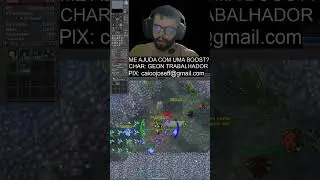 FUI AJUDAR O ED E ELE NÃO AGUENTOU #tibia #tibiaglobal #tibiabr