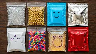 DIY Crunchy Slime Making with Bags #2
