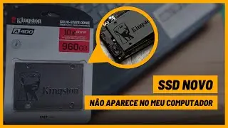 🔸 HD ou SSD Novo ⁞ não Aparece no Meu Computador - Não Reconhece no Windows 11 ( PT - BR )