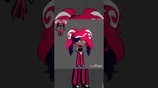 Velvette in Gacha club - Hazbin Hotel (bad quality😢) #gacha #hazbinhotel #velvette #gachaclub