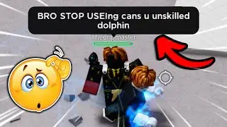 "STOP USING CANS U UNSKILLED DOLPHIN"💀 | The Strongest Battlegrounds