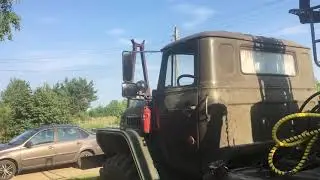 Урал лесовоз. Замена шпильки опорного диска