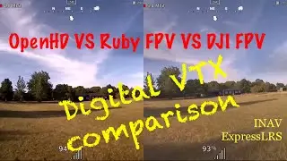 OpenHD 2.1 camera settings comparison - Ruby FPV VS DJI FPV. Which one is better?