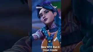 Fortnite Run It Down Emote (BTS) 
