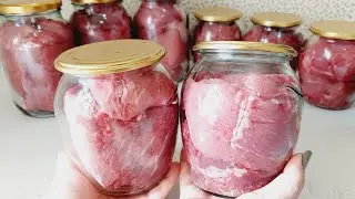 Without refrigerator! I store meat in a jar AS FRESH for 1 year! 