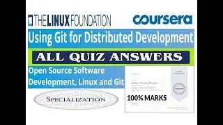 Using Git for Distributed Development | All Quiz Answers | Coursera | The Linux Foundation