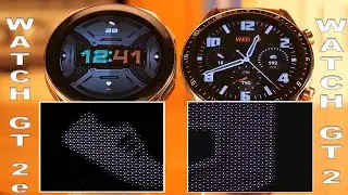 Huawei Watch  GT 2e vs Huawei Watch GT2 - look and microscopic details