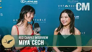 Miya Cech Keeps Her Cool on the Carpet | UNFO 2023 Red Carpet with Leenda Dong