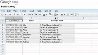 View Form Responses in Google Docs