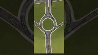 Detailing A Roundabout In Cities Skylines With Intersection Marking Tool