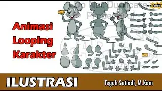 Kuliah Online: Animasi Looping Karakter #12 kuliah desain grafis Semarang | kelas Sore