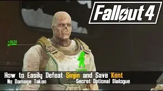Fallout 4 -  How To Easily Defeat Sinjin and Save Kent Connolly [ Silver Shroud ]