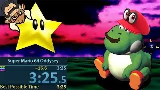 Super Mario 64 Odyssey en 3:24.9