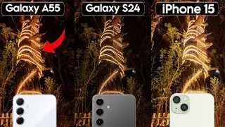 Samsung Galaxy A55 vs Samsung Galaxy S24 vs iPhone 15 Camera Test