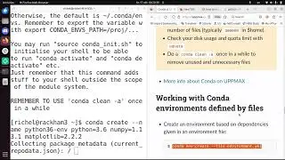 How to use conda on the Rackham UPPMAX HPC cluster