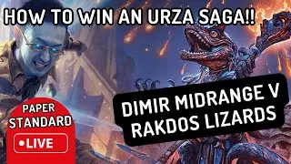 Can Lizards Topple Sheoldred?!||⚫🔴Rakdos Lizards v ⚫🔵Dimir Midrange || Paper Standard Live S2 EP 4