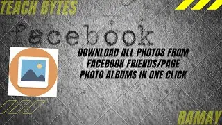 How To Download All Photos from Facebook Friends/Page Photo Albums in one click