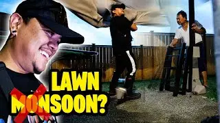 A STORM IS A BREWIN! Will our gazebo hold up in the PNW Hurricane? 🌪️BROKEN FISH TANK 🐠🐟😳