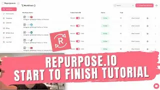 Repurpose.io  | Complete Walkthrough | Maximize Your Social Media Reach - Save Time & Effort