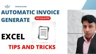 Fully Automated Invoice in Excel and Save as PDF. Excel mein Invoice create kare or pdf me save kare