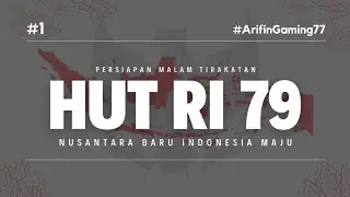 Persiapan malam tirakatan 17 Agustus 2024