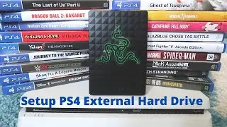 How to Setup External Hard Drive on PS4