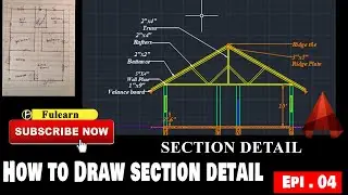 How to Draw Section Details for a House