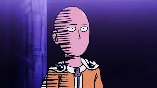 One Punch Man: Смешные Моменты. Ржачное выражение лицо Сайтамы. Прикольные моменты.