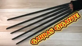Como fazer garras de papel gigante #paperclaws #papercraft