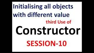What is parameterized Constructor?|Learn Coding