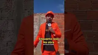 A obra tá indo