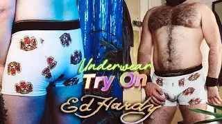 Ed Hardy Men's Underwear Try-On Haul | Comfort, Fit & Style Review