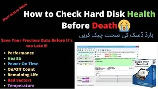 How to Check Hard Drive Bad Sectors Hard Drive Health, and Hard Drive Errors with HDD Sentinel