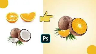 How to Create Orange Coconut Photoshop Manipulation 