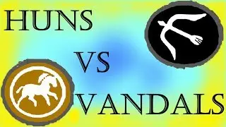 Huns Vs Vandals: Barbarian Invasion Total War (A.I. Only Battle)