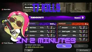 This ENTIRE GAME was a clip! (High Level Splatoon 3 Tetra Dualies and Range Blaster Gameplay)