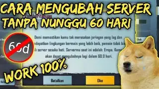 HOW TO CHANGE PUBG SERVER WITHOUT WAIT 60d | PUBG MOBILE INDONESIA