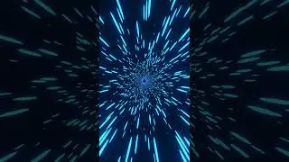 Seamless loop. Loop animation. Particles system. Modeled in Blender. Eevee render engine.