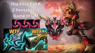 Master Yi TOP the first ever 2 PENTAKILLS in 1 game in GRANDMASTER.