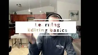 Editing basics. Teaching myself to use DaVinchi Resolve 18.