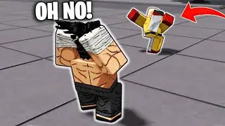 Annoying GAROU users with OMNI DIRECTIONAL PUNCH in The Strongest Battlegrounds