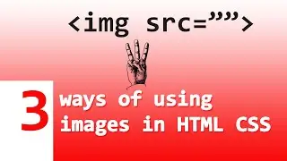 3 ways of using images in HTML and CSS in bangla | bangla html css tutorial
