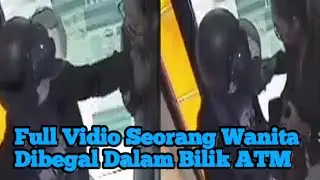 Ini pelajaran buat wanita jika ingin mengambil uang di atm