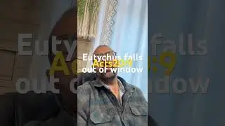 Acts 20:9 Eutychus falls out of window.  What does his name signify?