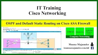 OSPF and Default Static Routing on Cisco ASA Firewall