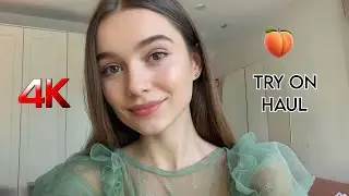 4K Transparent Clening Cool Outfit Try On Haul & Lingerie & Micro Bikini Review (2025)