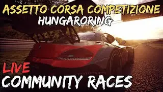 🔴 Hungaroring - Community Races - Join Discord - Assetto Corsa Competizione