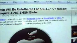 GreenPois0n Will Be Untethered For iOS 4.2.1 On Release, Will Not Require 4.2b3 SHSH Blobs
