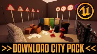 FREE ue4 DOWNLOAD Small City Model Pack!