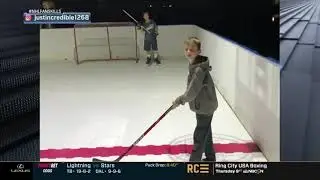 NHL Fan Skills, me and my bro made it on TV!